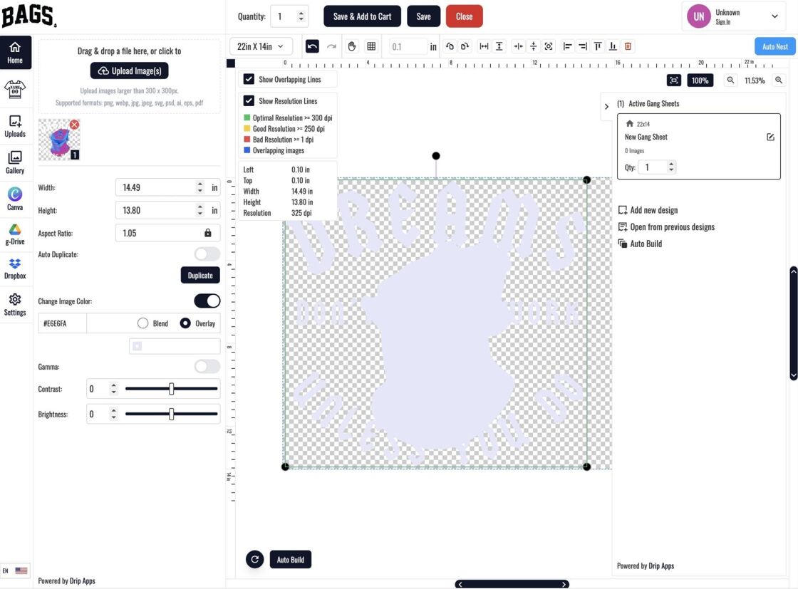 Overlay Mode Example